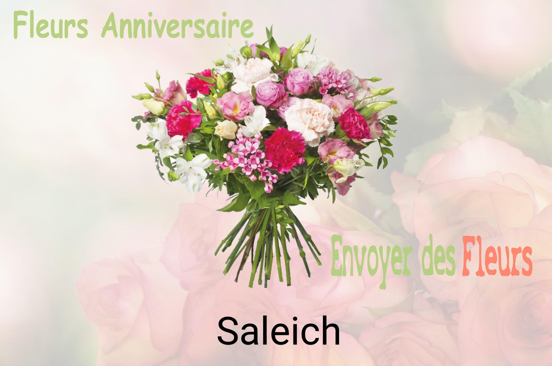 Bouquet de fleurs d’anniversaire livré à Saleich